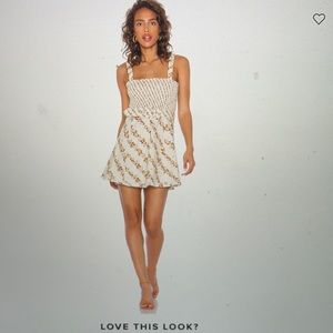 Georgia Smocked Mini Dress